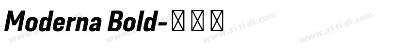 Moderna Bold字体转换 Moderna Bold字体转换